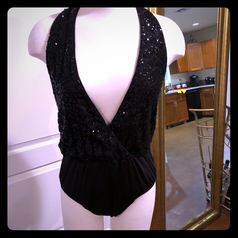 Sequined bodysuit